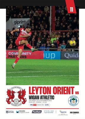 Leyton Orient v Wigan Athletic - 25/11/23