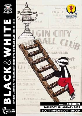 Elgin City v Aberdeen - 18/01/25