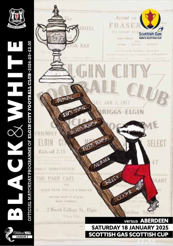 Elgin City v Aberdeen - 18/01/25
