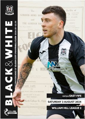 Elgin City v East Fife - 03/08/24