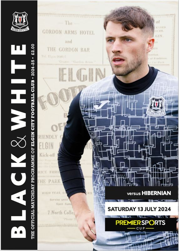 Elgin City v Hibernian - 13/07/24