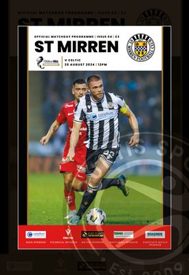 St Mirren v Celtic - 25/08/24
