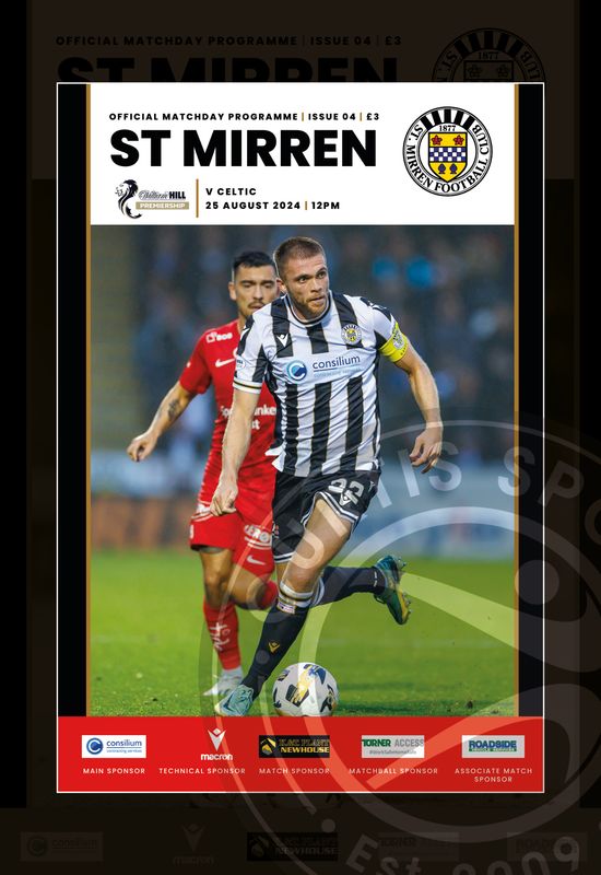 St Mirren v Celtic - 25/08/24