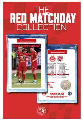 THE RED MATCHDAY COLLECTION - #8 v Heart of Midlothian