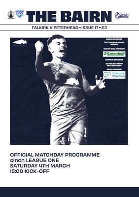 Falkirk v Peterhead - 04/03/23