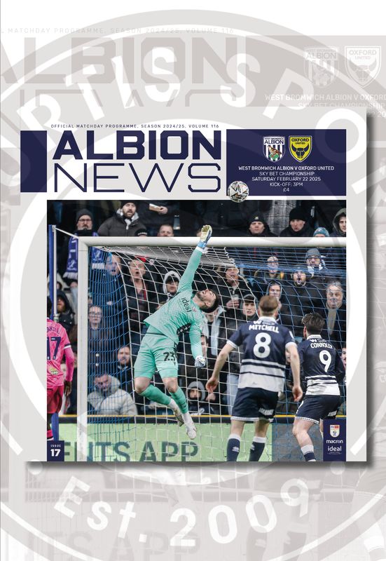 West Bromwich Albion v Oxford United - 22/02/25