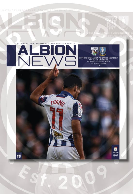 West Bromwich Albion v Sheffield Wednesday - 08/02/25