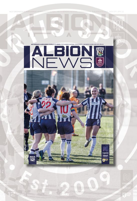 West Bromwich Albion Women v Burnley Women - 16/03/25
