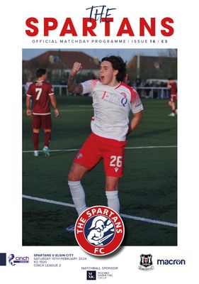 The Spartans v Elgin City - 10/02/24