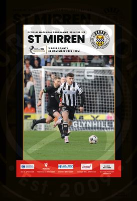 St Mirren v Ross County - 02/11/24