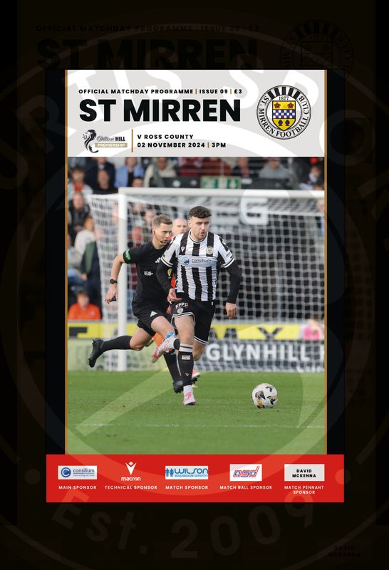 St Mirren v Ross County - 02/11/24