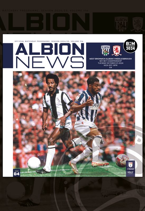 West Bromwich Albion v Middlesbrough - 01/10/24