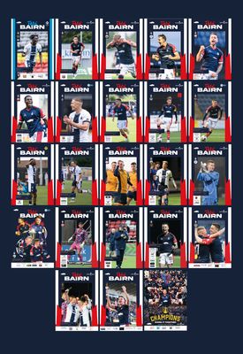 Falkirk 2023/24 Home Matchday Programme Collection - SPECIAL OFFER