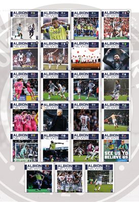 West Bromwich Albion 2024/25 League Home Matchday Programme Collection - SPECIAL OFFER