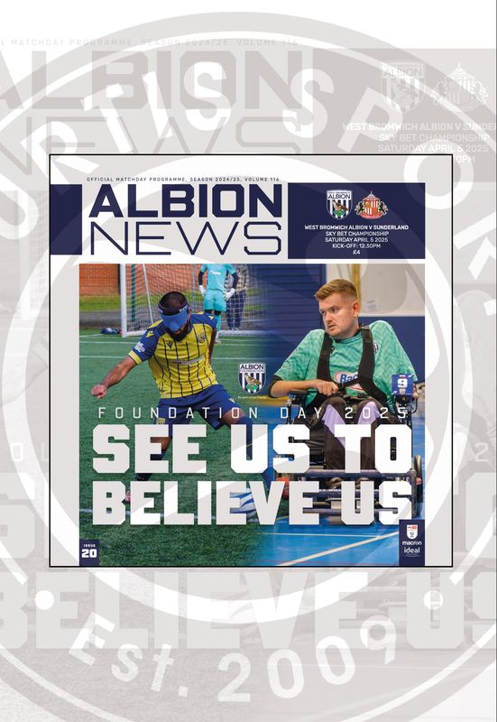 West Bromwich Albion v Sunderland - 05/04/25