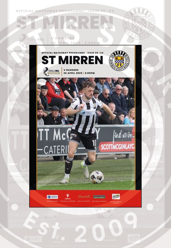 St Mirren v Rangers - 26/04/25