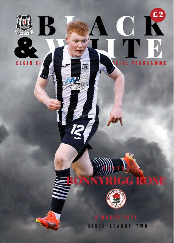Elgin City v Bonnyrigg Rose - 09/03/24