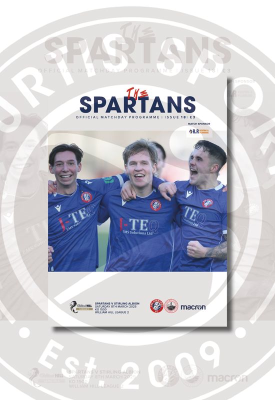 The Spartans v Stirling Albion - 08/03/25