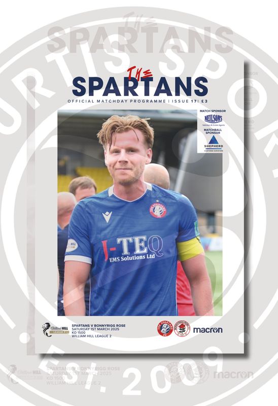 The Spartans v Bonnyrigg Rose - 01/03/25