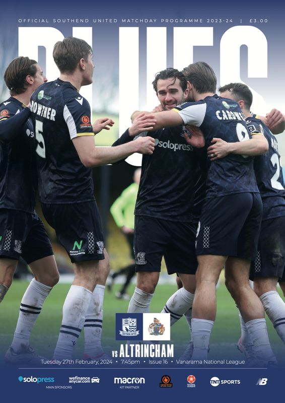 Southend United v Altrincham - 27/02/24