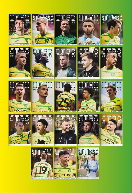 Norwich City 2023/24 Home Matchday Programme Collection - SPECIAL OFFER