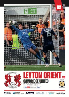 Leyton Orient v Cambridge United - 26/08/23