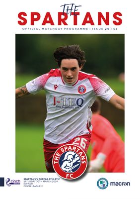 The Spartans v Forfar Athletic - 30/03/24
