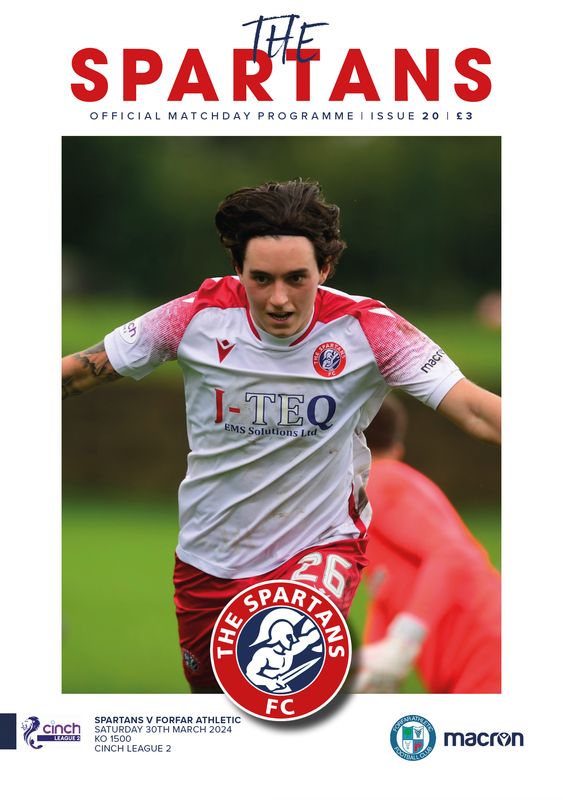 The Spartans v Forfar Athletic - 30/03/24