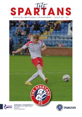 The Spartans v Stranraer - 13/04/24