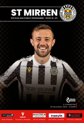 St Mirren v Livingston - 25/11/23