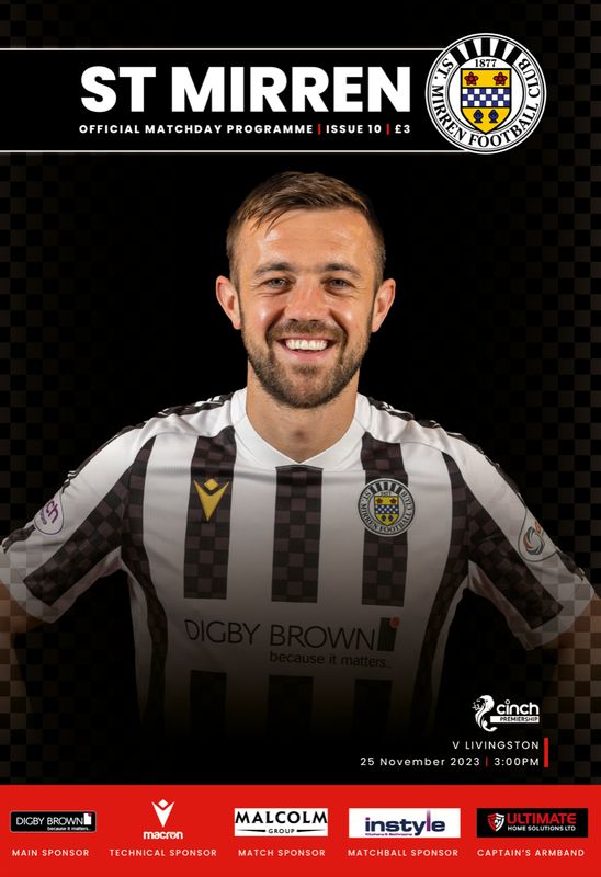 St Mirren v Livingston - 25/11/23