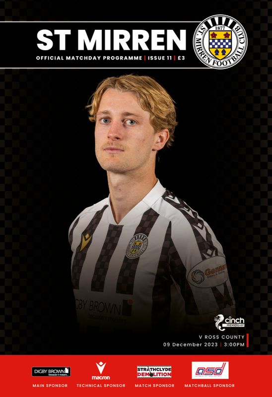 St Mirren v Ross County - 09/12/23