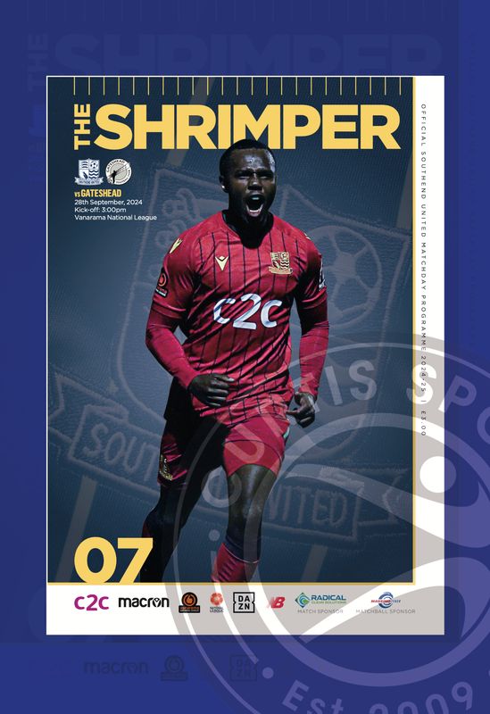 Southend United v Gateshead - 28/09/24