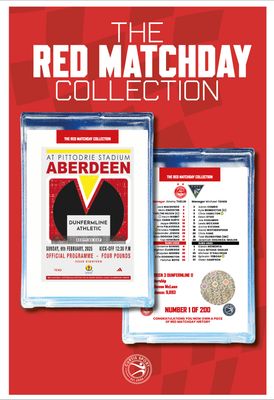 THE RED MATCHDAY COLLECTION - #18 v Dunfermline Athletic