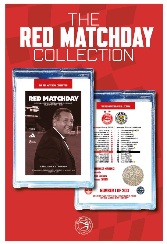 THE RED MATCHDAY COLLECTION - #17 v St Mirren