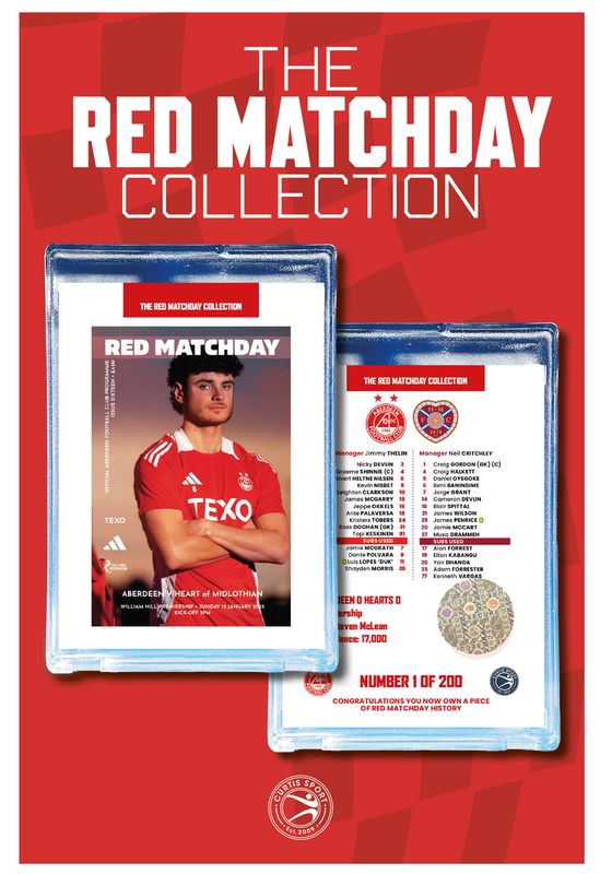 THE RED MATCHDAY COLLECTION - #16 v Heart of Midlothian