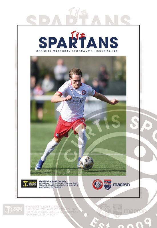 The Spartans v Ross County - 17/08/24