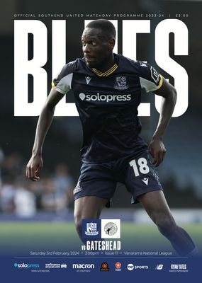 Southend United v Gateshead - 03/02/24