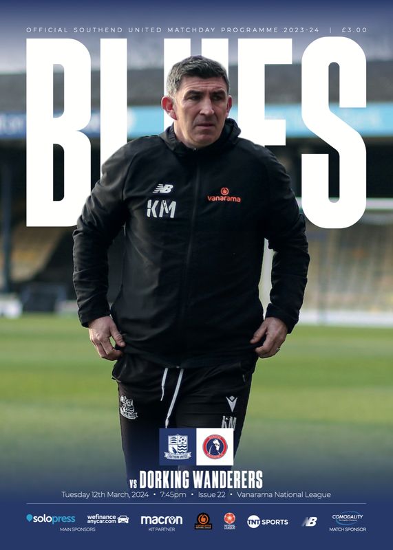 Southend United v Dorking Wanderers - 12/03/24