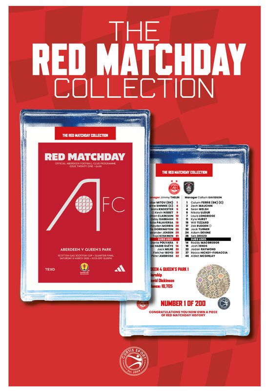 THE RED MATCHDAY COLLECTION - #21 v Queen's Park