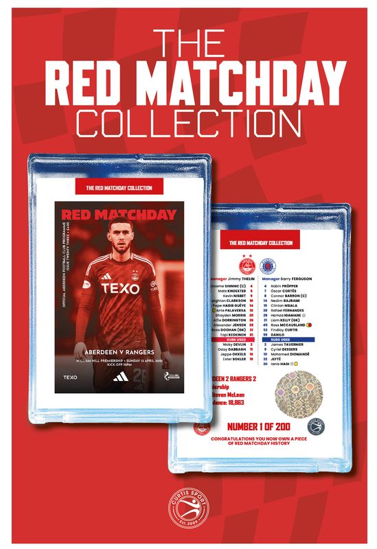 THE RED MATCHDAY COLLECTION - #23 v Rangers