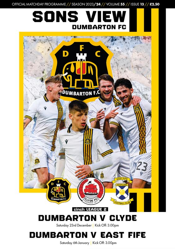Dumbarton v Clyde / East Fife - 2-IN-1