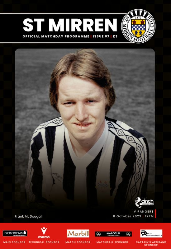 St Mirren v Rangers - 08/10/23