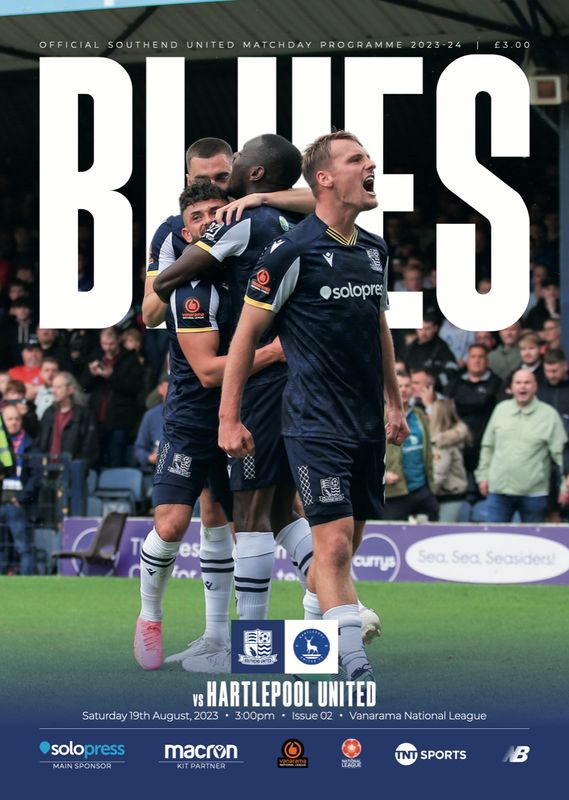 Southend United v Hartlepool United - 19/08/23