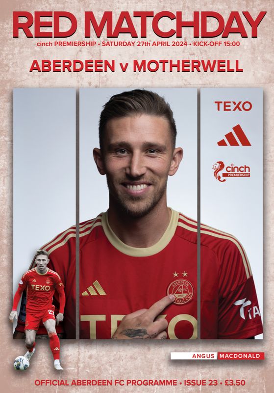 Aberdeen v Motherwell - 27/04/24