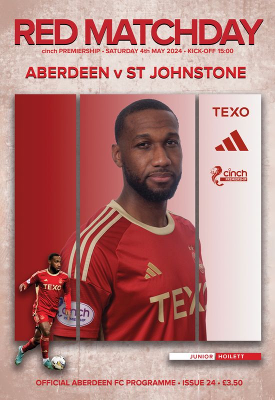 Aberdeen v St Johnstone - 04/05/24