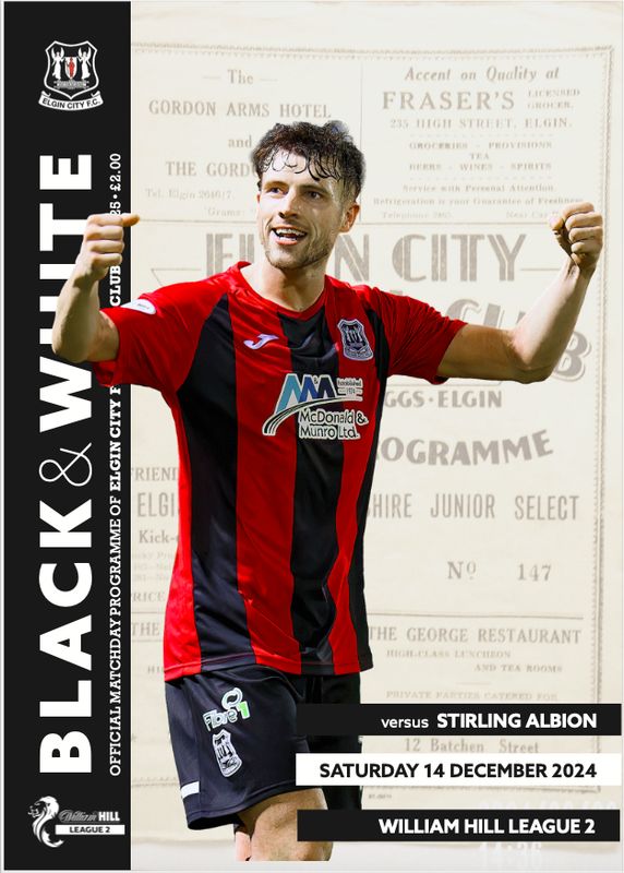 Elgin City v Stirling Albion - 14/12/24