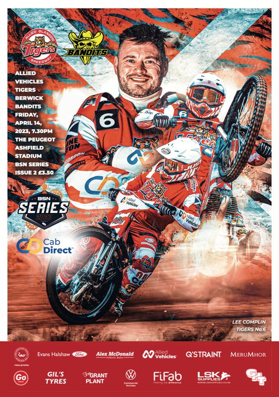 Glasgow Tigers v Berwick Bandits - 14/04/23