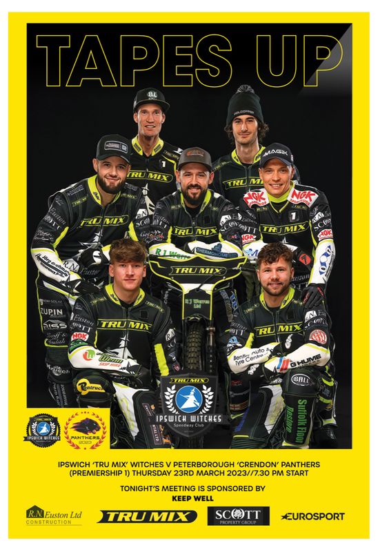 Ipswich Witches v Peterborough Panthers - 23/03/23