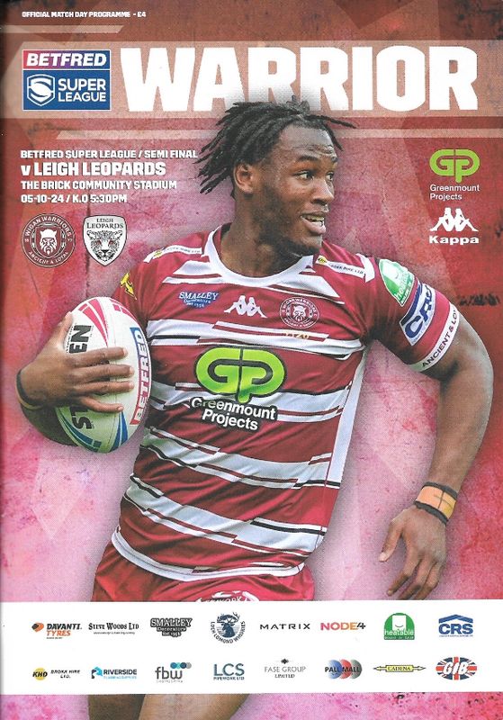 Wigan Warriors v Leigh Leopards - 05/10/24